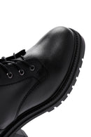 Kadın Siyah Deri Postal Bot | Derimod