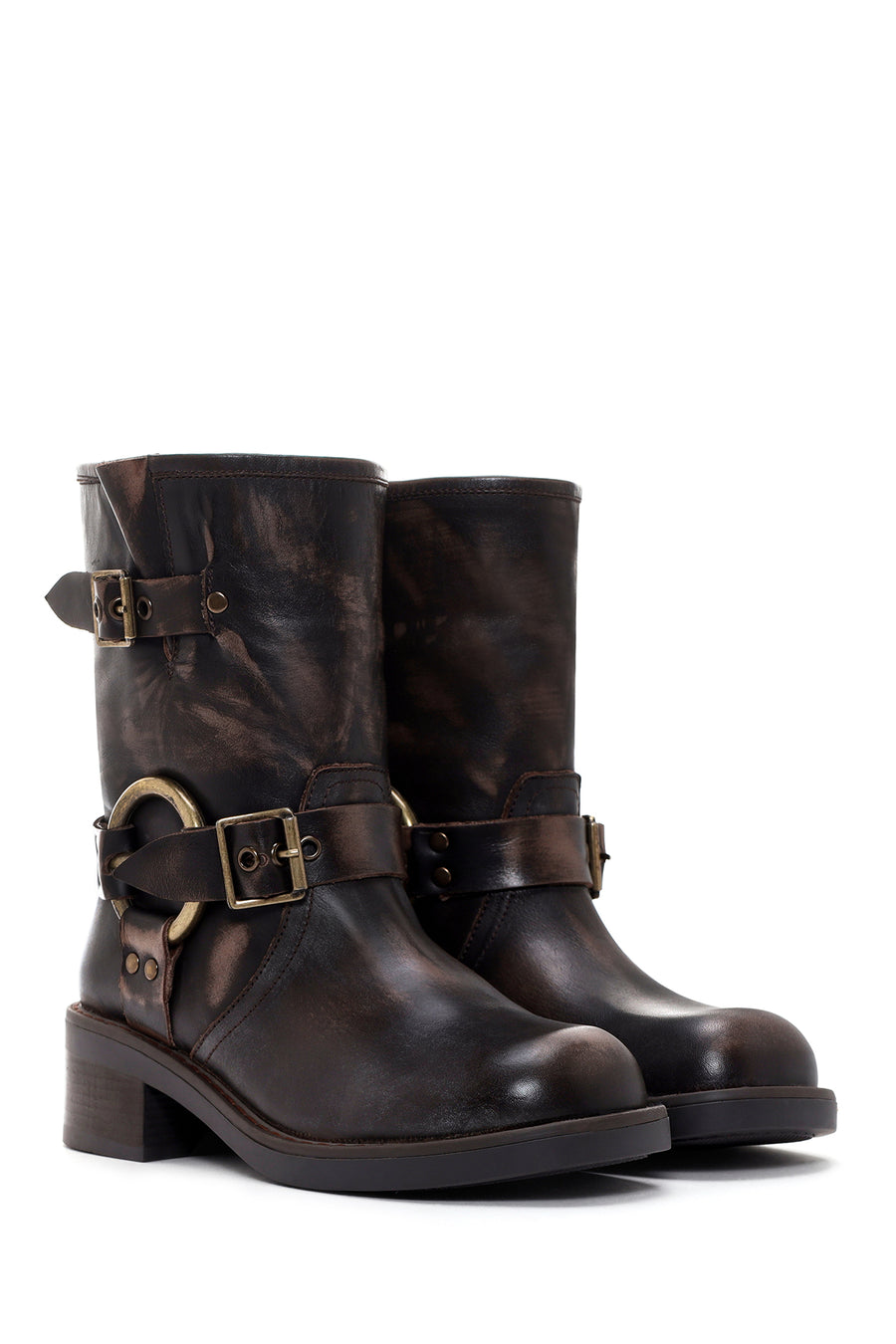 Women's Brown Leather Boots
