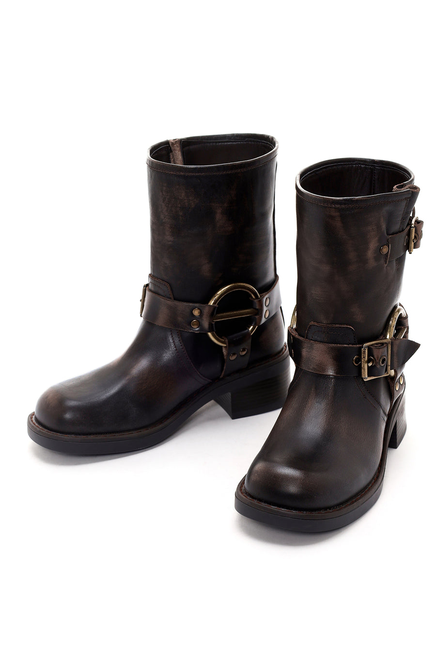 Women's Brown Leather Boots