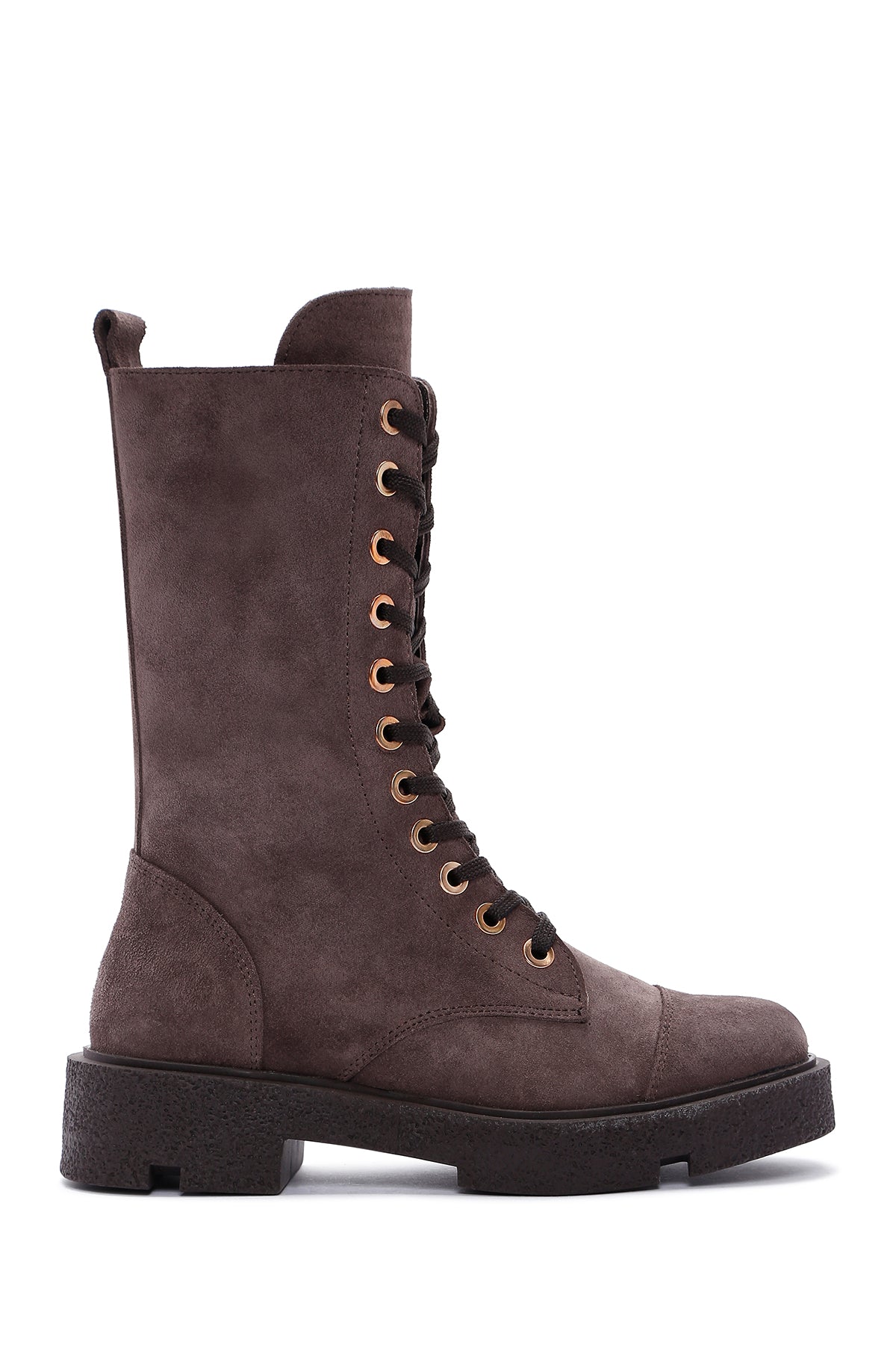 Women's Mink Suede Leather Boots 23WFD201310 | Derimod