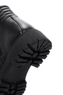 Kadın Siyah Deri Fermuarlı Casual Bot | Derimod