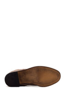 Kadın Bej Kalın Topuklu Fermuarlı Süet Deri Bot | Derimod