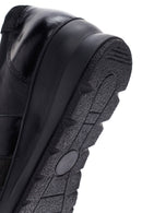 Kadın Siyah Dolgu Topuklu Deri Comfort Ayakkabı | Derimod