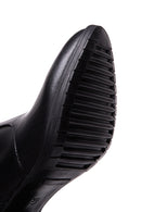 Kadın Siyah Deri Tokalı Topuklu Bot | Derimod