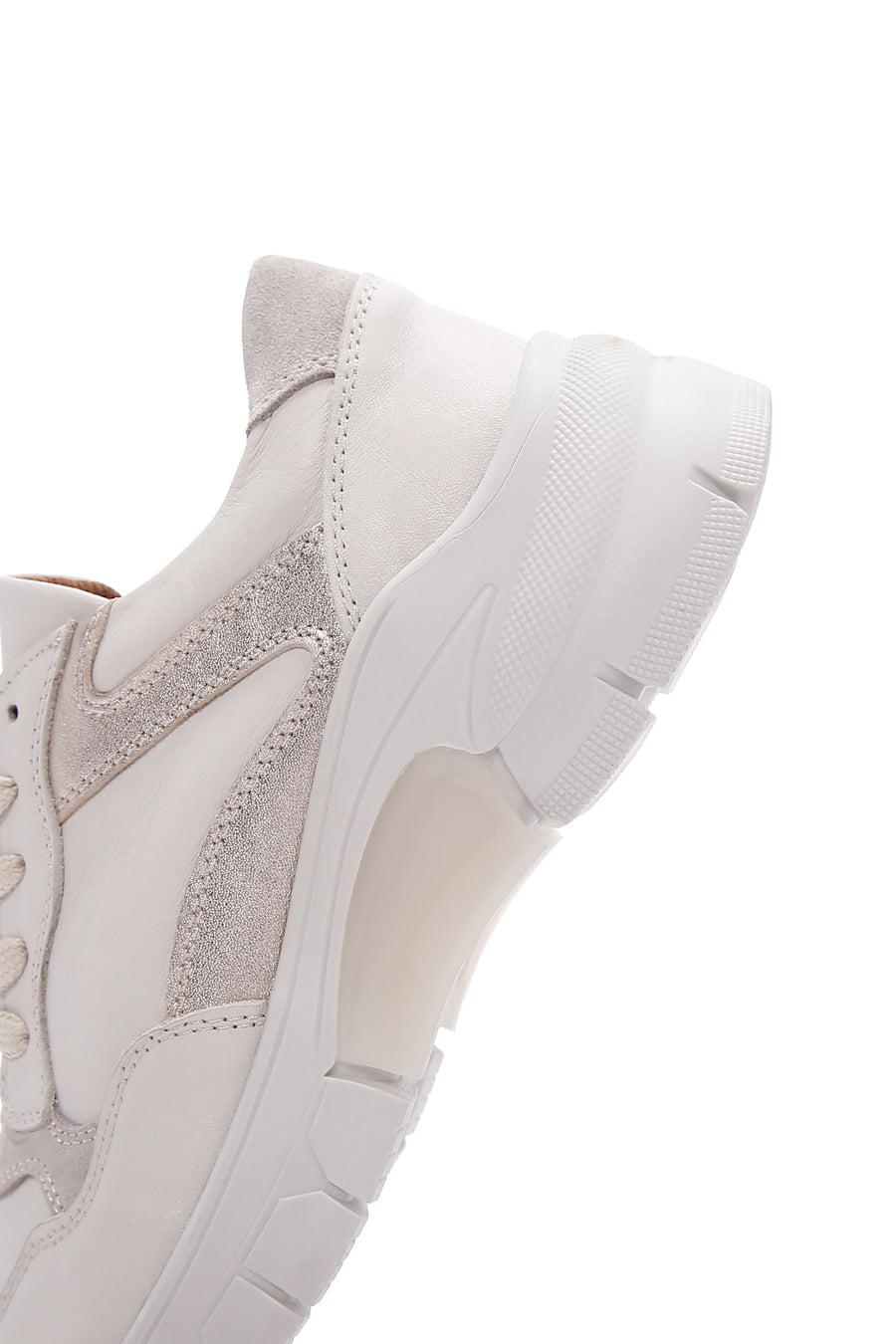 Kadın Bej Deri Sneaker