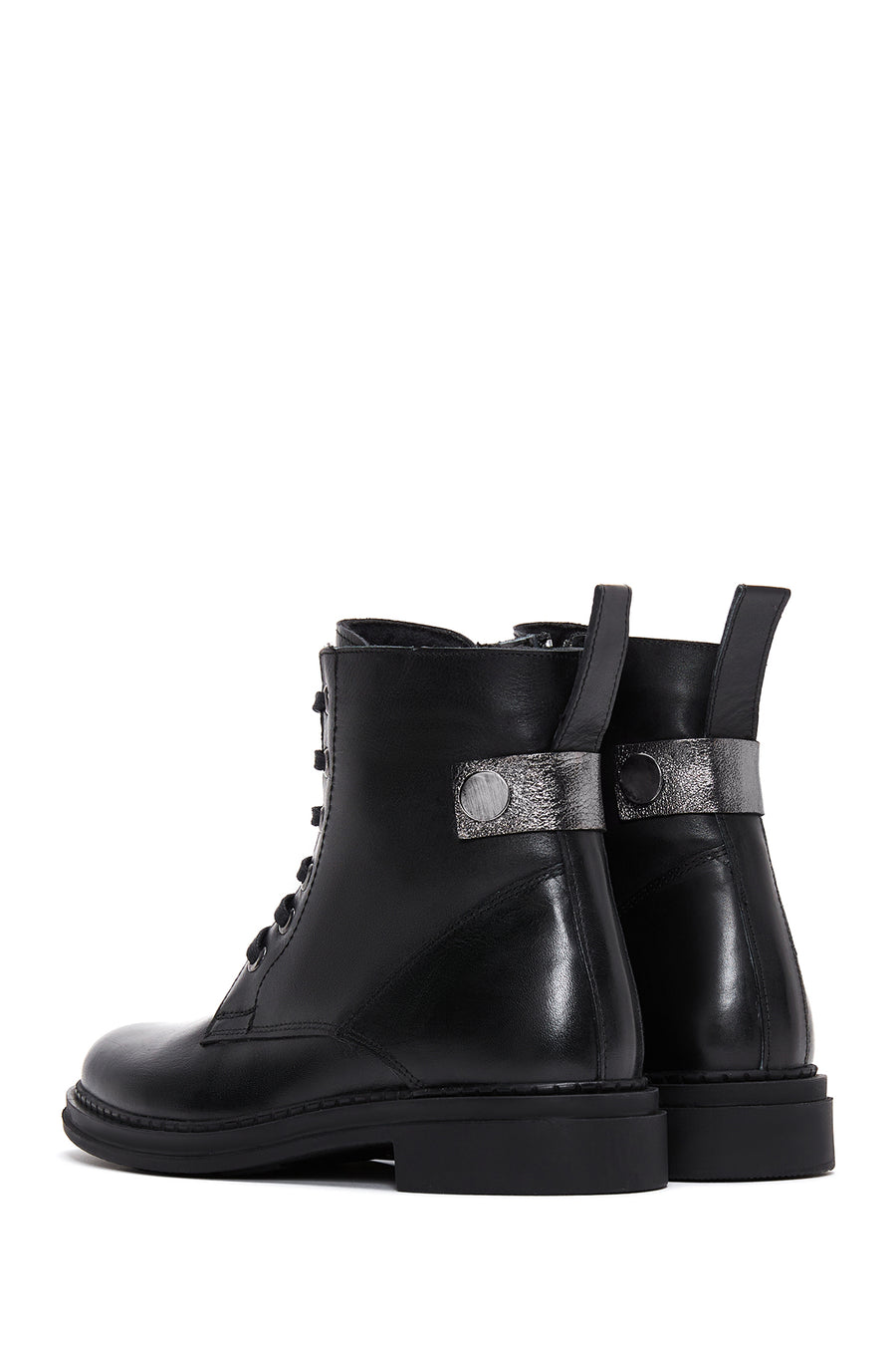 Women's Black Leather Boots