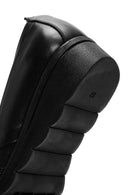 Kadın Siyah Kalın Tabanlı Deri Comfort Ayakkabı | Derimod