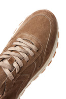 Women's Mink Suede Leather Sneaker | Derimod