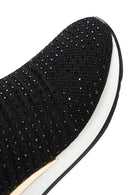 Women's Black Stone Sneaker | Derimod
