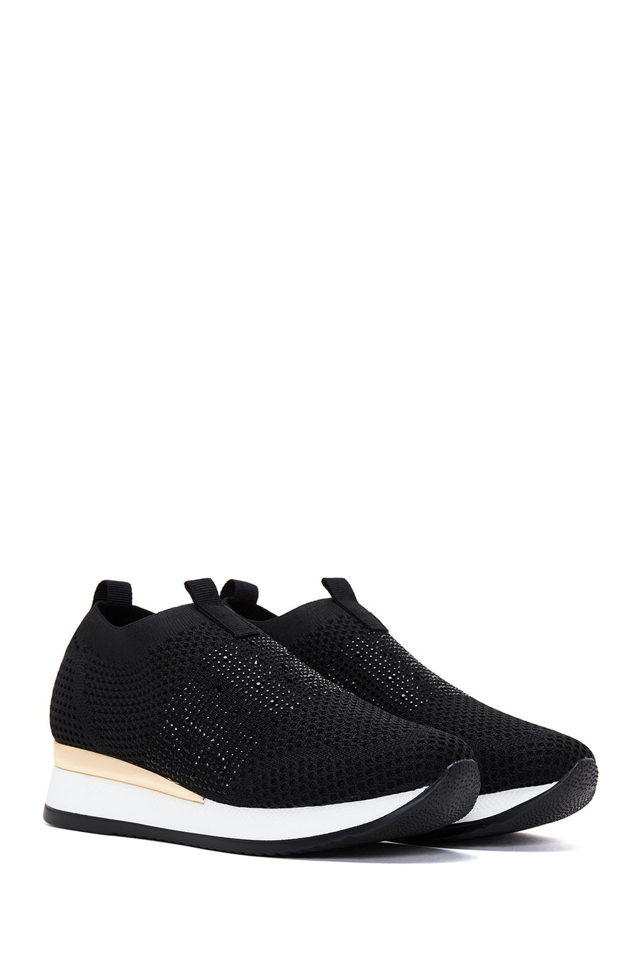 Women's Black Printed Sneaker