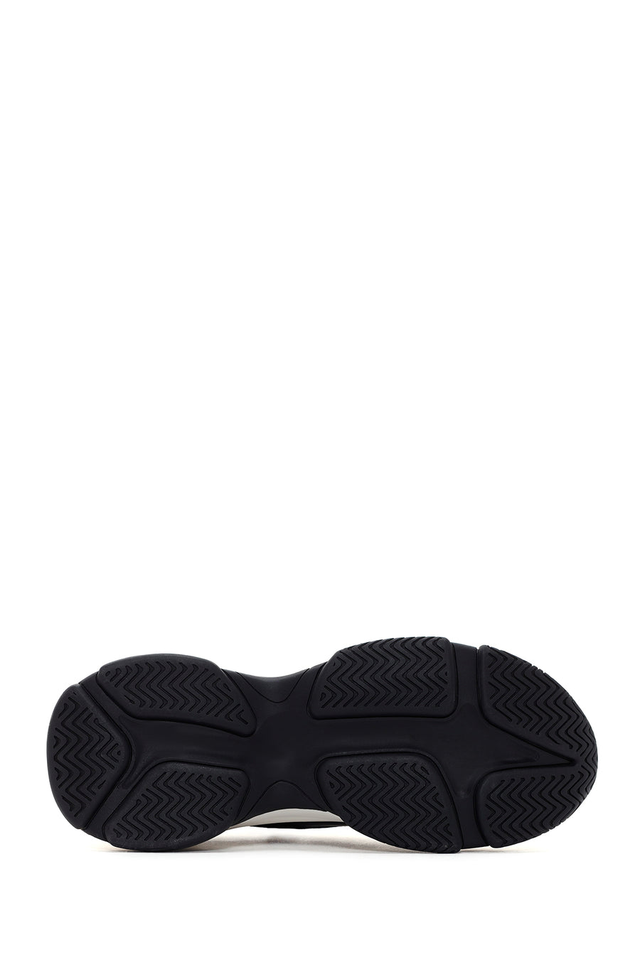Women's Black Thick Soled Sneaker
