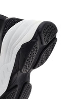 Women's Black Thick Soled Sneaker | Derimod