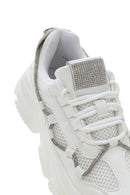 Women's White Thick Soled Sneaker | Derimod