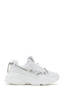 Women's White Thick Soled Sneaker | Derimod
