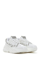 Women's White Thick Soled Sneaker | Derimod