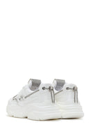 Women's White Thick Soled Sneaker | Derimod
