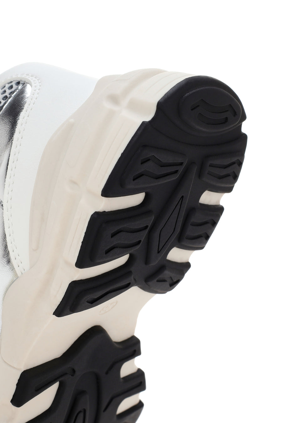 Women's White Thick Soled Sneaker