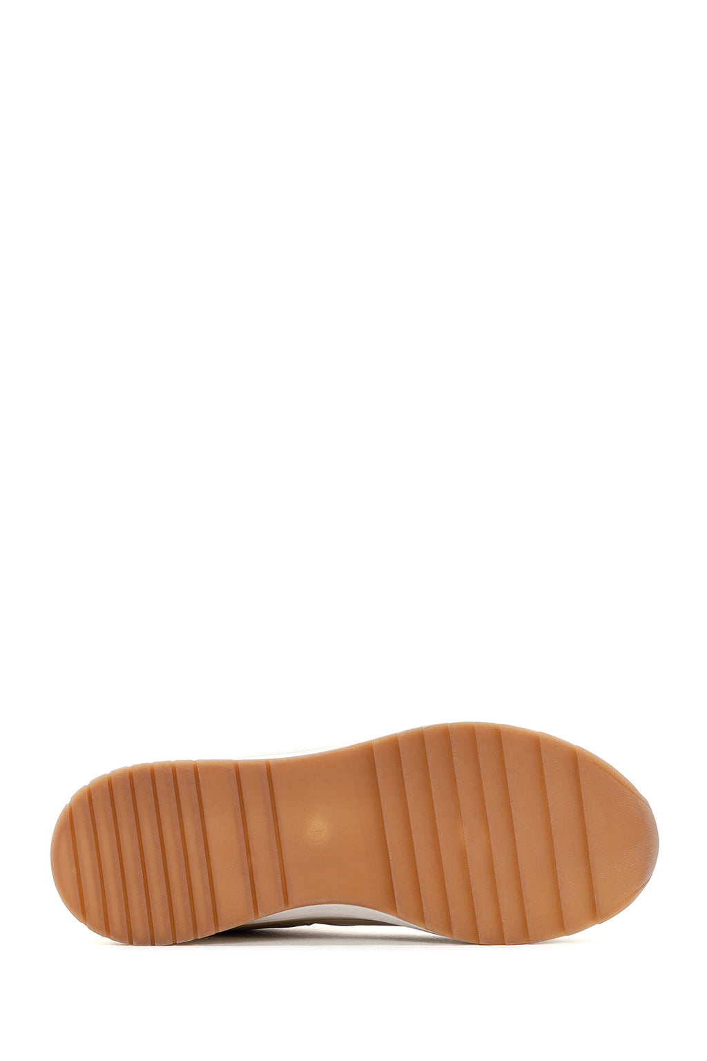 Kadın Bej Kalın Tabanlı Sneaker