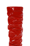 Kadın Kırmızı İnce Topuklu Rugan Çizme | Derimod