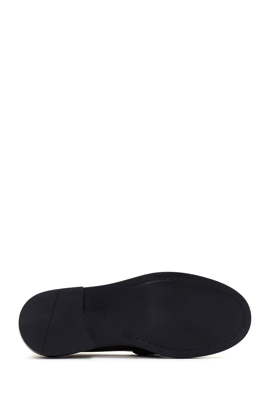 Kadın Altın Deri Casual Loafer