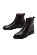 Men's Brown Leather Classic Boots | Derimod