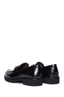 Men's Black Leather Casual Loafer | Derimod