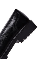 Men's Black Leather Casual Loafer | Derimod