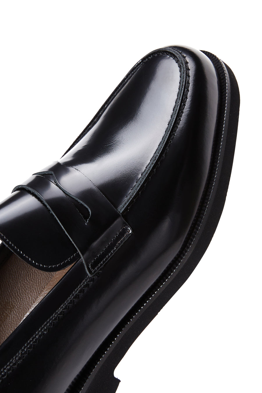 Erkek Siyah Deri Klasik Loafer