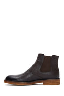 Men's Brown Leather Chelsea Boots | Derimod