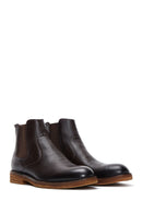 Men's Brown Leather Chelsea Boots | Derimod
