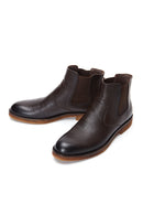 Men's Brown Leather Chelsea Boots | Derimod