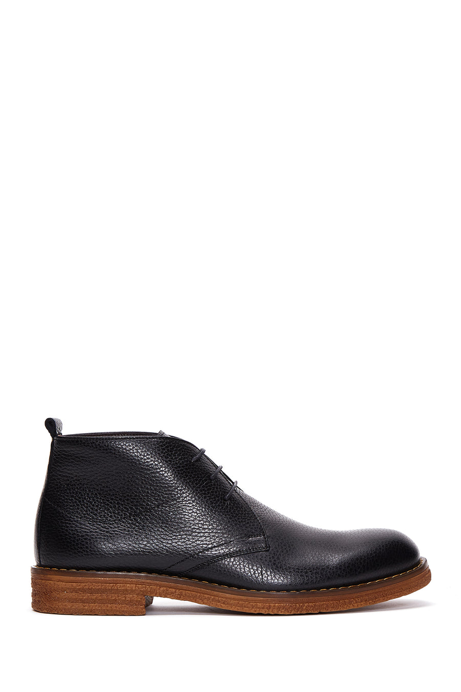 
Men's Black Lace-Up Leather Casual Boot
 23WFD6012FT | Derimod