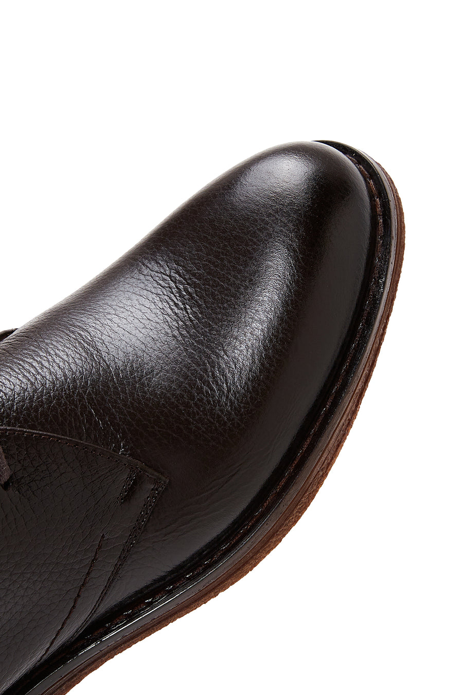 Men's Brown Lace-Up Leather Casual Boots