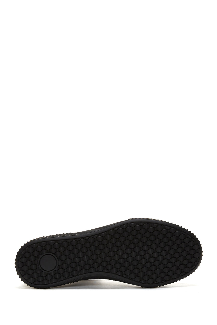 Men's Black Leather Casual Sneaker