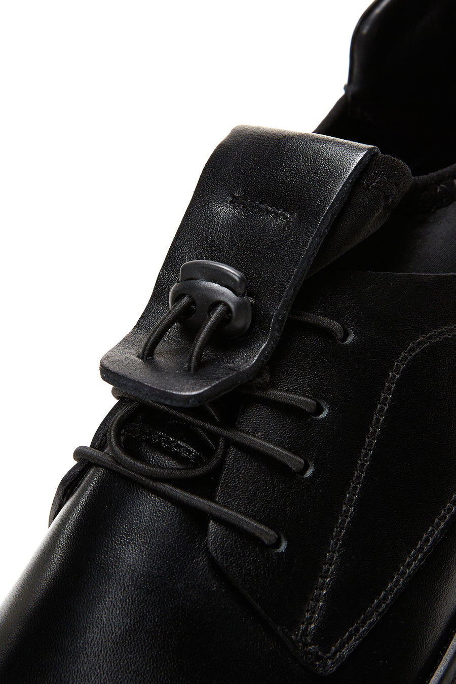 Men's Black Leather Casual Sneaker