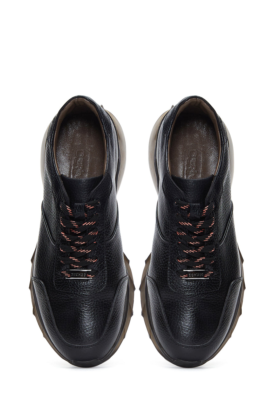Men's Black Leather Sneaker