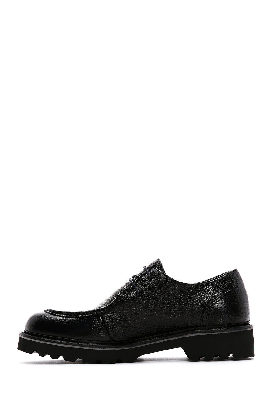 Men's Black Leather Casual Shoes