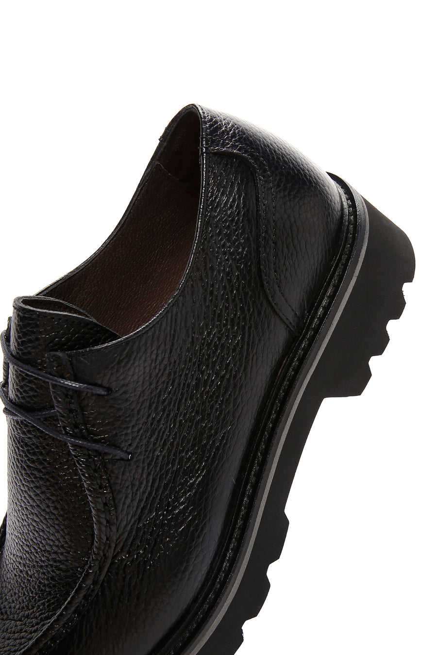 Men's Black Leather Casual Shoes