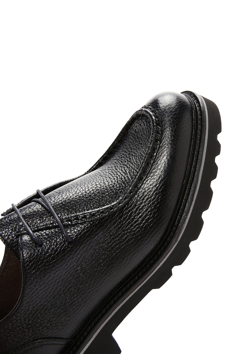 Men's Black Leather Casual Shoes
