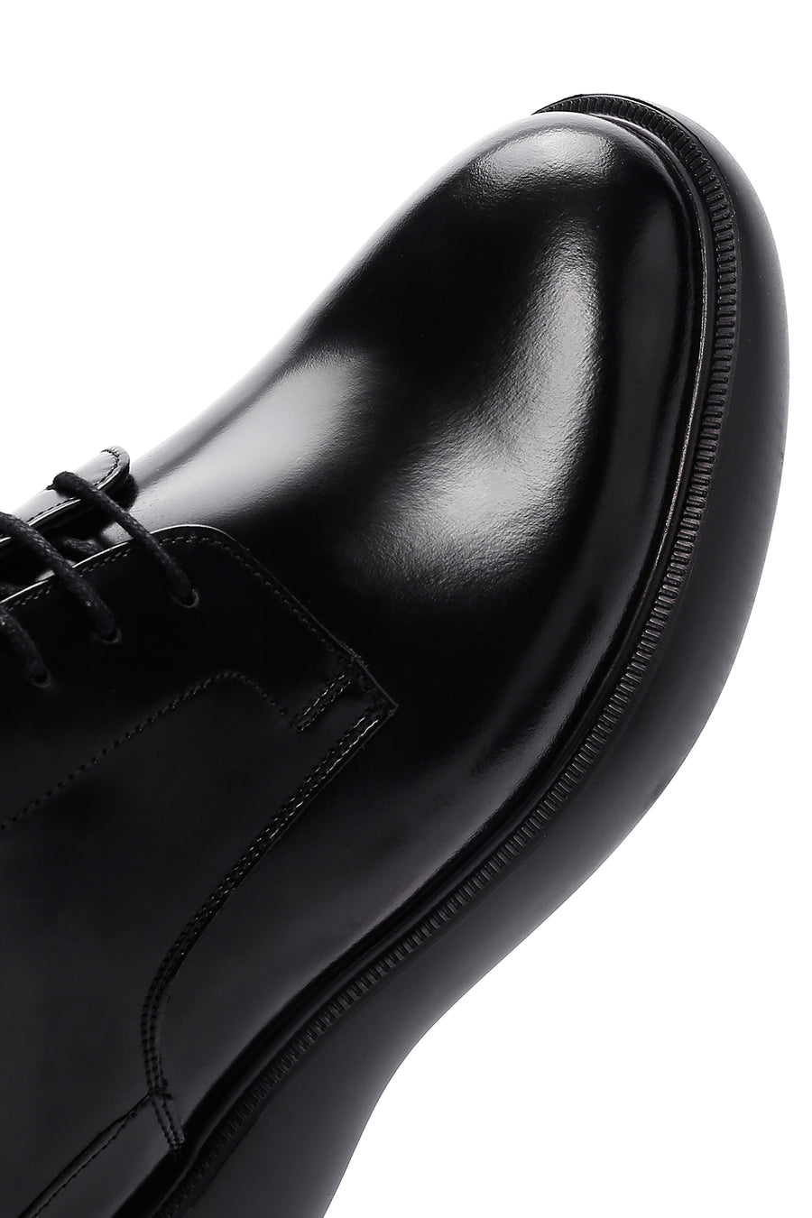 Men's Black Leather Casual Shoes