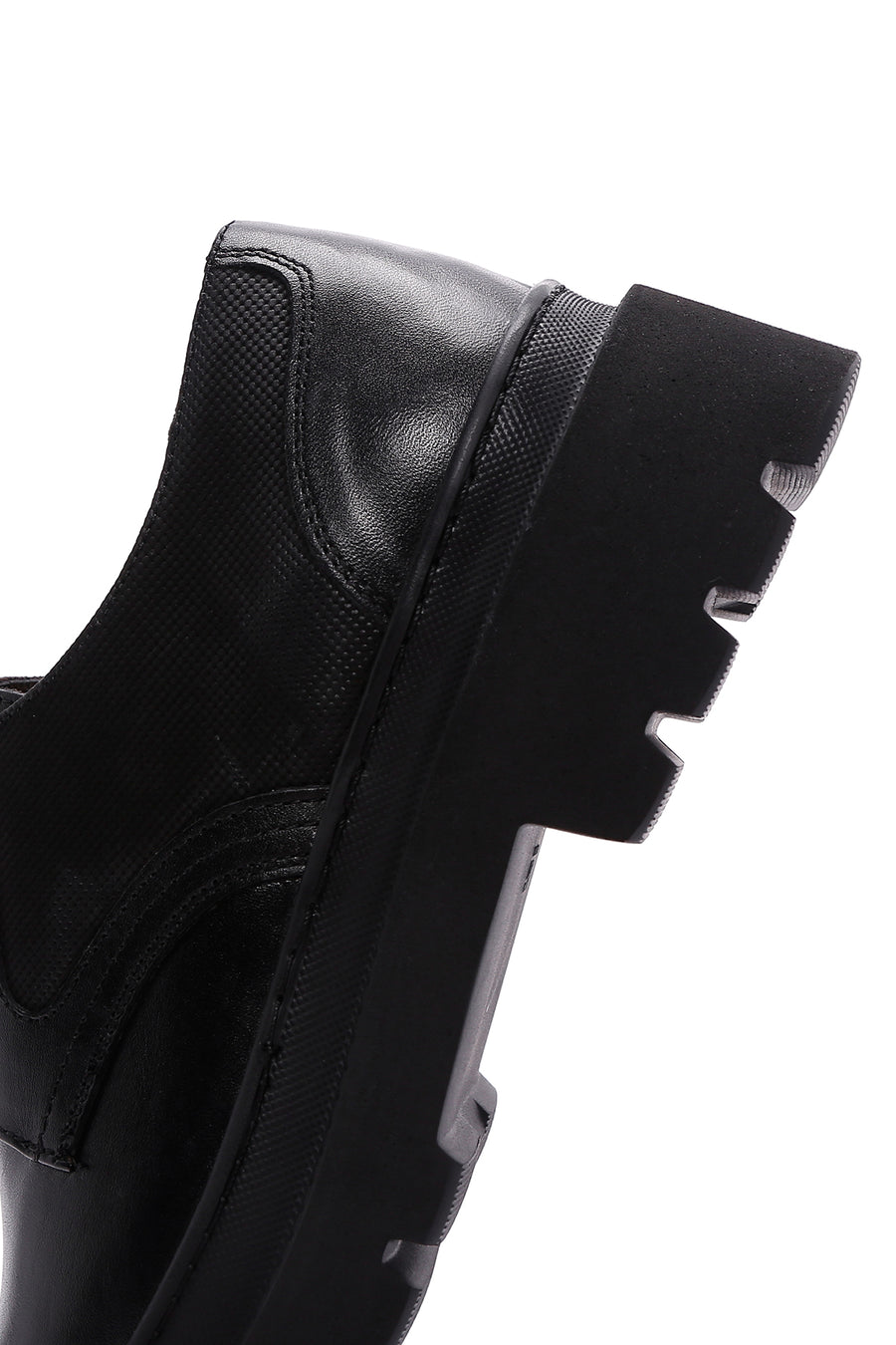 Men's Black Leather Casual Shoes