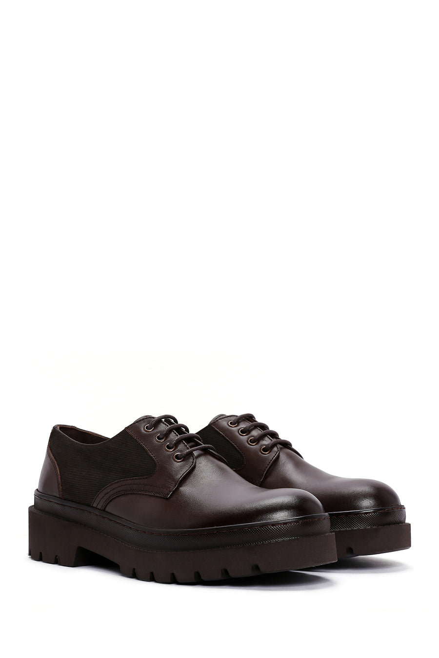 Men's Brown Leather Casual Shoes