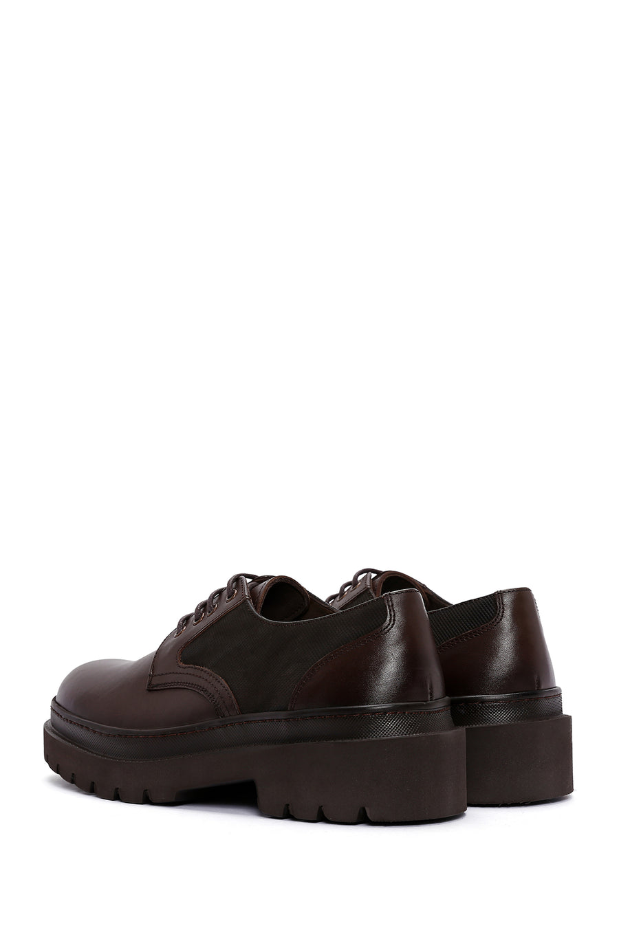 Men's Brown Leather Casual Shoes