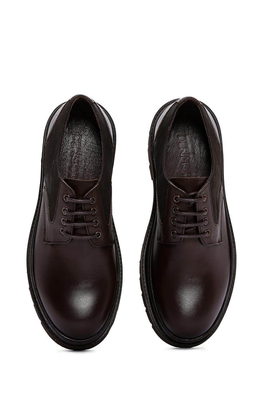 Men's Brown Leather Casual Shoes