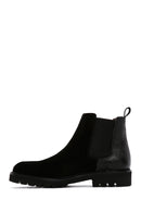 Men's Black Leather Boots | Derimod
