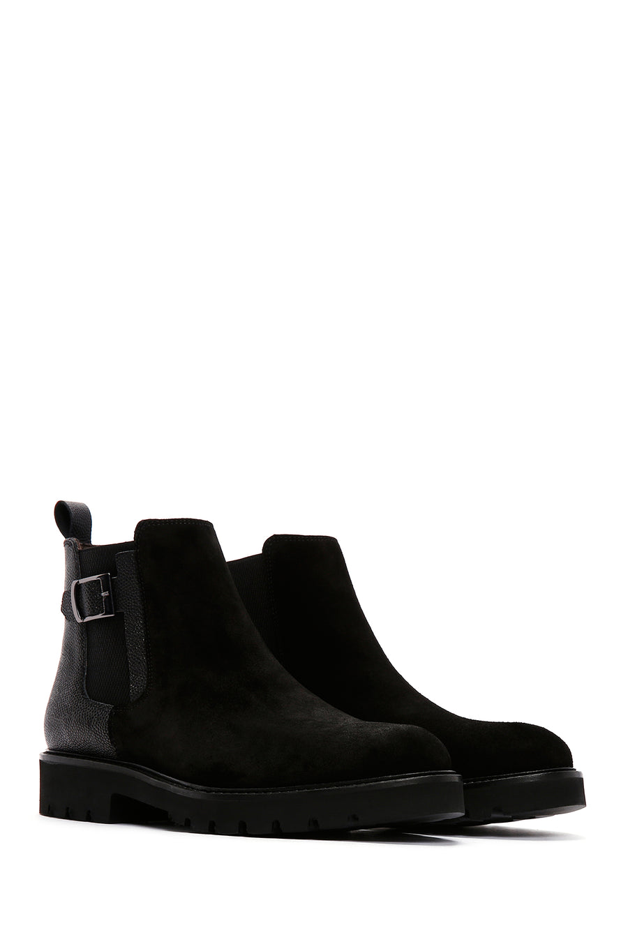 Men's Black Leather Boots