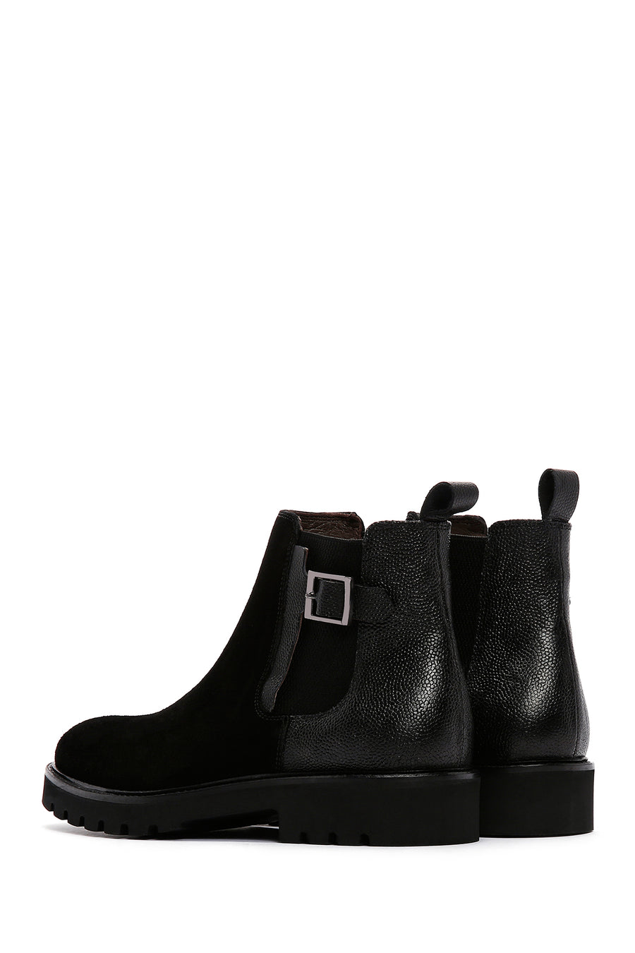 Men's Black Leather Boots