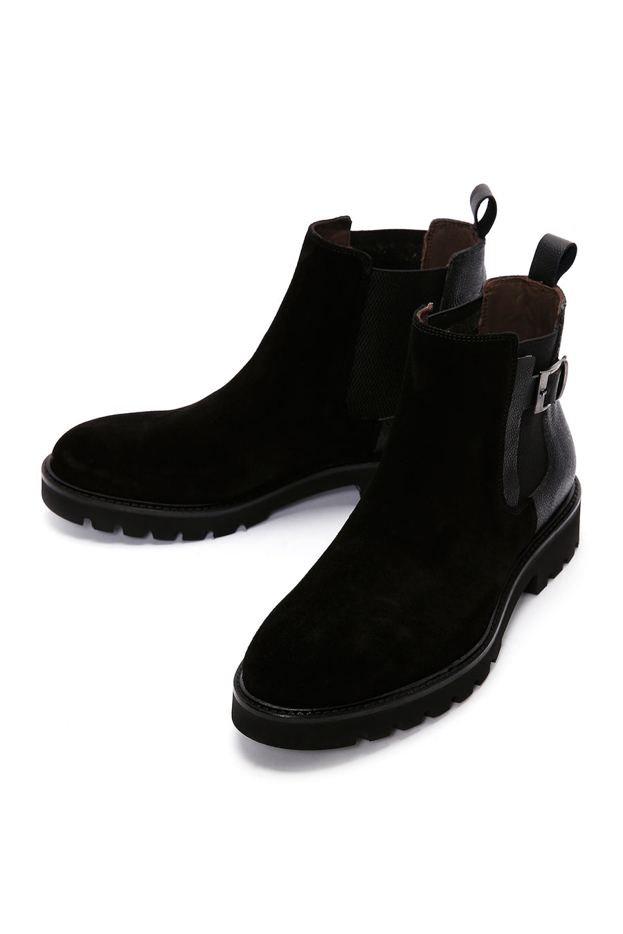 Men's Black Leather Boots