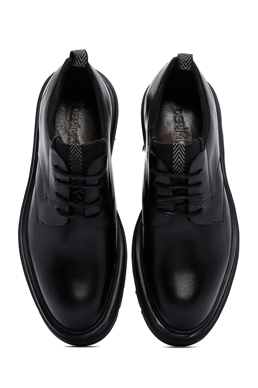 Men's Black Leather Casual Shoes