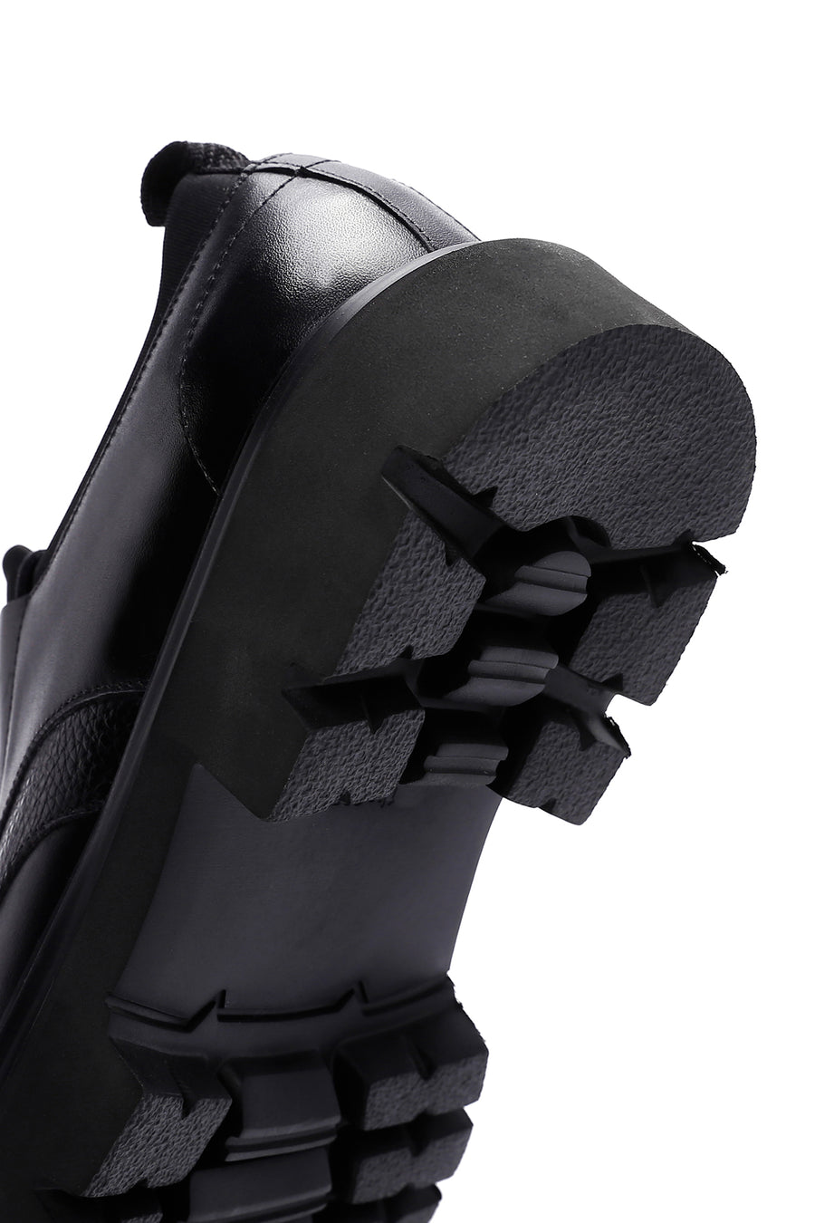 Men's Black Leather Casual Shoes